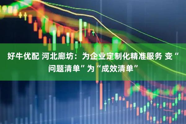 好牛优配 河北廊坊：为企业定制化精准服务 变“问题清单”为“成效清单”